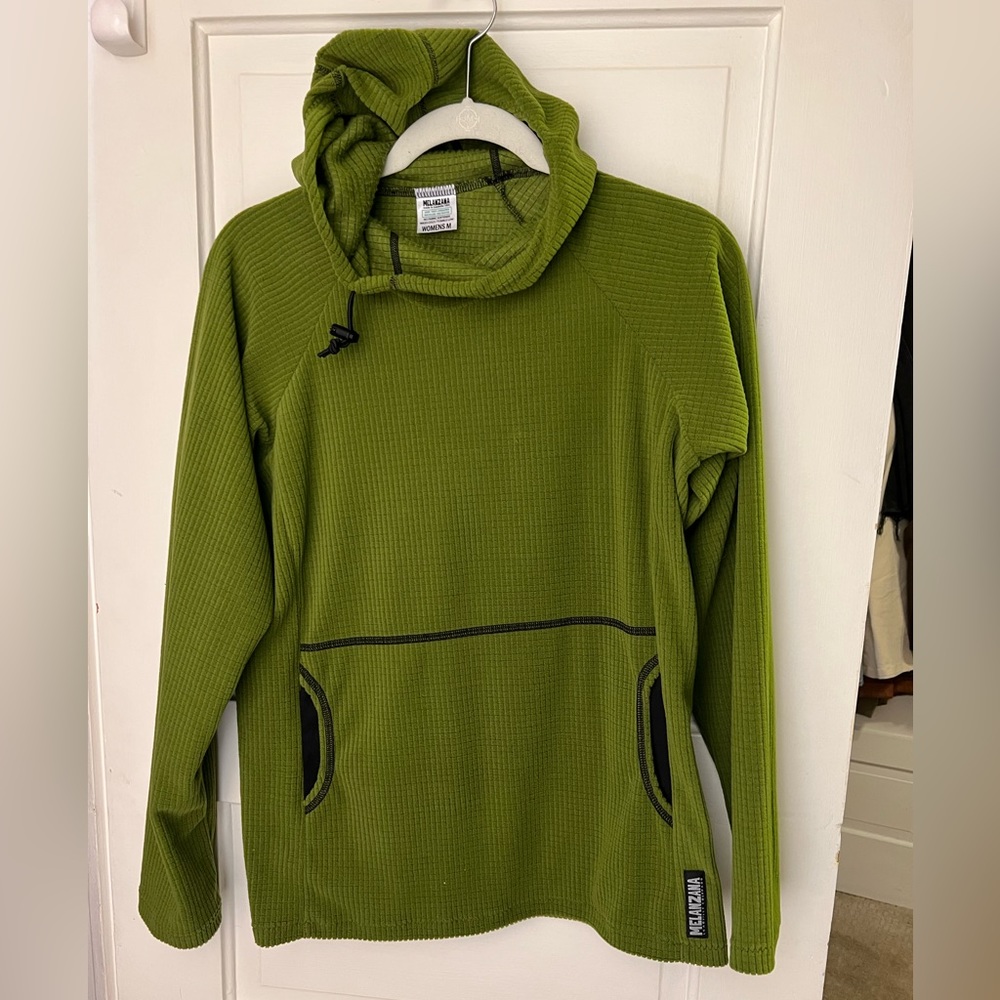Melanzana micro grid hoodie